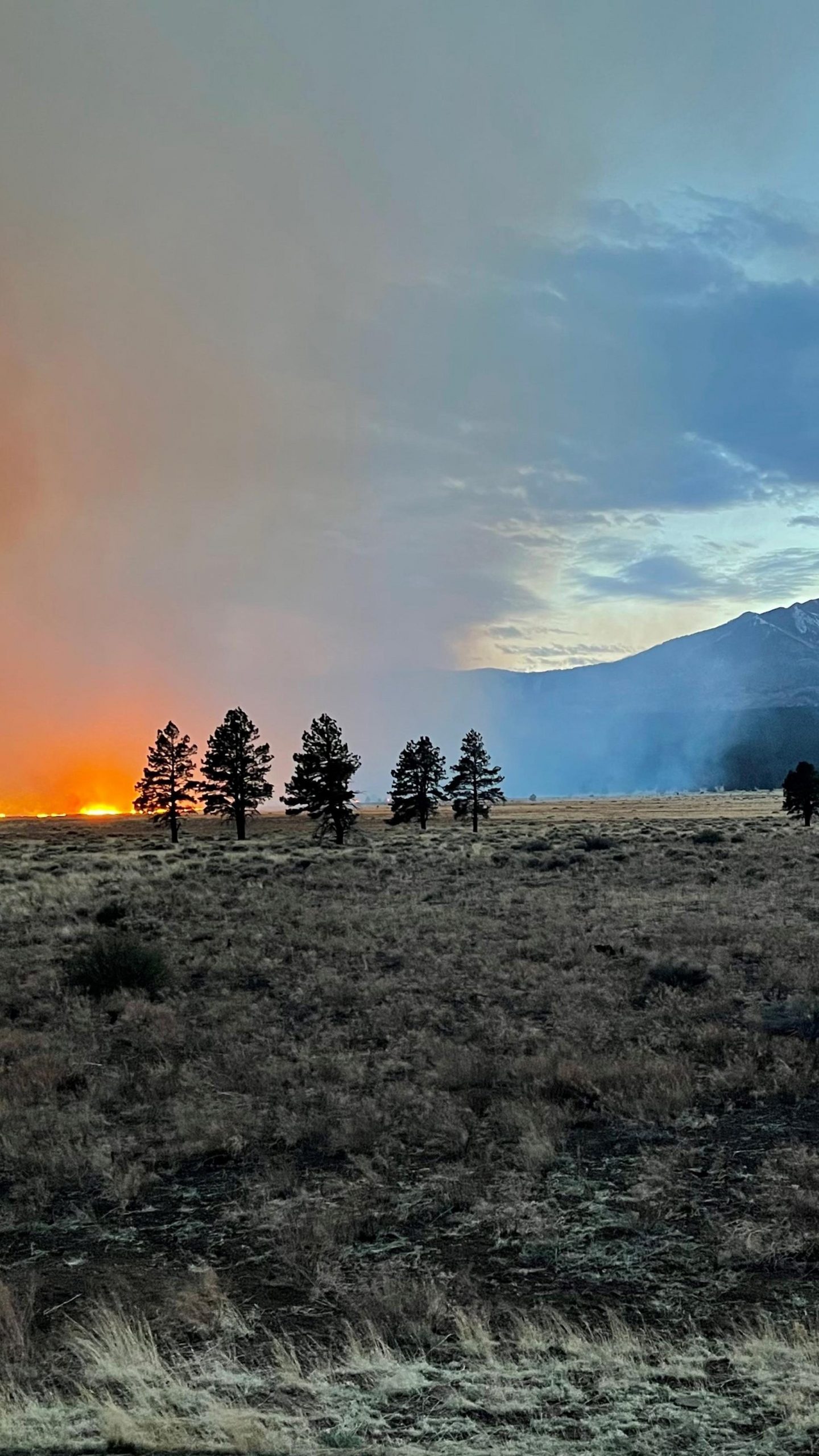 Tunnel Fire seen from Sunset Crater National Monument